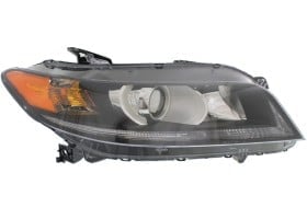 Headlight Assembly for Honda Accord Coupe 2013-2015, Right (Passenger), Halogen, 4 Cylinder, Excludes Touring Models, Replacement