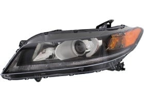 Headlight Assembly for Honda Accord Coupe 2013-2015, Left (Driver), Halogen, 4 Cylinder, Excluding Touring Models, Replacement
