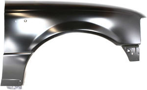 Front Fender for Ford Ranger 1998-2003, Right Passenger Side, Primed (Ready to Paint), without Wheel Opening Molding Holes, Replacement