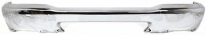 Front Bumper for Ford Ranger 1998-2000 Styleside, Chrome, with Pad Holes, Replacement