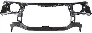 Radiator Support Assembly for Toyota Corolla 1998-2000, Black, Steel, Replacement