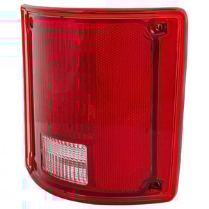 Tail Light for Right Passenger Chevrolet Suburban (1978-1991), Lens and Housing, Without Chrome Trim, Replacement