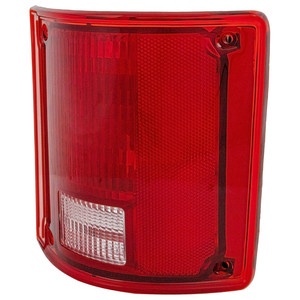 Tail Light for Right Passenger Chevrolet Suburban (1978-1991), Lens and Housing, Without Chrome Trim, Replacement
