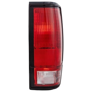 Tail Light Lens and Housing for Chevrolet S10 Pickup 1982-1993, Right Passenger, Without Trim, Replacement
