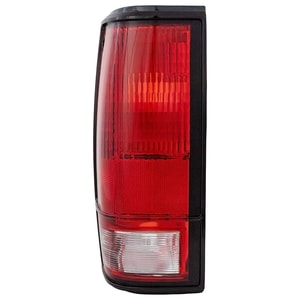 Tail Light for Chevrolet S10 Pickup 1982-1993, Left Driver Side, Lens and Housing, Without Trim, Replacement