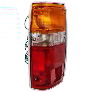 Tail Light Assembly for Toyota 4Runner 1984-1989, Left Driver, with Chrome Trim, Replacement