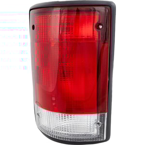 Tail Light for Ford Econoline Van (1995-2003) & Excursion (2000-2005), Left Driver Side, Lens and Housing with 3 Bulb Sockets, Replacement