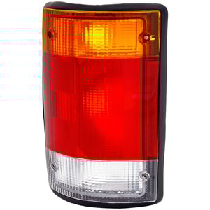 Tail Light Lens and Housing for Ford Econoline Van 1992-1994, Left Driver, Replacement