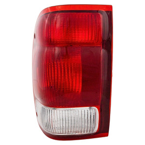 Tail Light Lens and Housing for 2000 Ford Ranger, Left Driver Side, Replacement