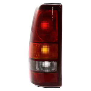 Tail Light Assembly for Chevrolet Silverado 1500/2500 (1999-2002) and GMC Sierra 1500/2500 (1999-2003), Left Driver, Fleetside, Replacement.
