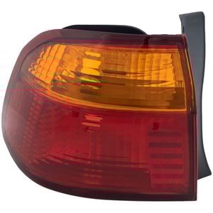 Tail Light for Honda Civic 1999-2000, Left Driver Side, Outer, Lens and Housing, Sedan Model, Replacement
