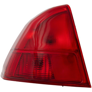 Outer Tail Light Assembly for Honda Civic Sedan 2001-2002, Left Driver, Replacement
