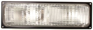 Signal Light for Chevrolet C/K Full Size 1988-1989, Left Driver Side, Lens and Housing, Dual Sealed Beam Headlights, Replacement