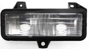 Park Light for Chevrolet Suburban (1989-1991), G-Series Van (1992-1996), Right Passenger Side, Lens and Housing, Single Headlight, Replacement
