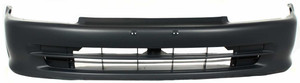 Front Bumper Cover for Honda Civic 1992-1995, Primed (Ready to Paint), Suitable for 4-Door Sedan, Replacement