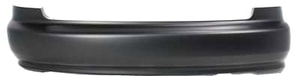 Rear Bumper Cover for 1992-1995 Honda Civic, Primed (Ready to Paint), Suitable for Hatchback Model, Replacement