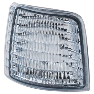 Corner Light Lens and Housing for Ford F-Series 1992-1997, Left Driver Side, Next to Headlight, Replacement Models: F-150, F-250, F-350.