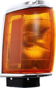 Right Passenger Corner Light Assembly for Toyota 4Runner 1984-1986, with Chrome Trim, Replacement