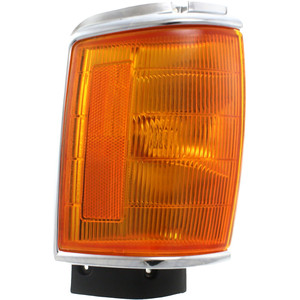 Corner Light Assembly for Toyota Pick-Up 1987-1988/4Runner 1987-1989, Right Passenger Side, with Chrome Trim, 4WD (Four-Wheel Drive), Replacement