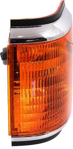 Replacement Corner Light for Ford F-Series 1987-1991, Left Driver Side, Lens and Housing with Trim - Fits: F-150, F-250, F-350.