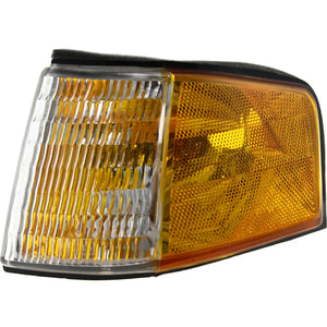 Corner Light for Ford Tempo 1988-1994, Left Driver Side, Lens and Housing, Replacement