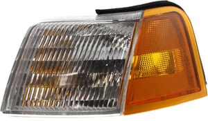 Corner Light Lens and Housing for Mercury Cougar, 1989-1995, Left Driver Side, Replacement
