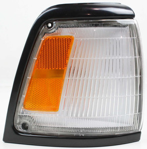 Corner Light Assembly for Toyota Pickup, 1992-1995, Right Passenger, with Black Trim, 2WD (Two-Wheel Drive), Replacement