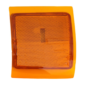 Front Side Marker Light for Chevrolet C/K Full Size Pickup 1994-2000, Right Passenger, Lower Position, Lens and Housing, Reflector, with Dual Sealed Beam Headlights, Replacement