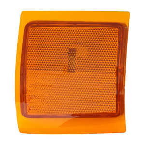 Front Side Marker Light for Chevrolet C/K Full Size Pickup 1994-2000, Left Driver Lower Lens and Housing with Dual Sealed Beam Headlights, Reflector, Replacement