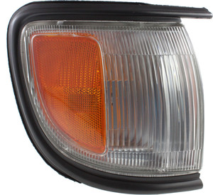 Right Passenger Corner Light Assembly for Nissan Pathfinder 1996-1999 with Black Trim, To 12-1998, Replacement