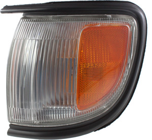 Corner Light Assembly for Nissan Pathfinder 1996-1999, Left Driver With Black Trim, Up to December 1998, Replacement