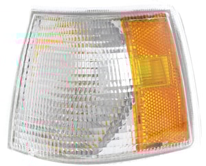 Corner Light for Volvo 850 1993-1997, Left Driver, Lens and Housing, with Dual Bulb Headlight, Replacement