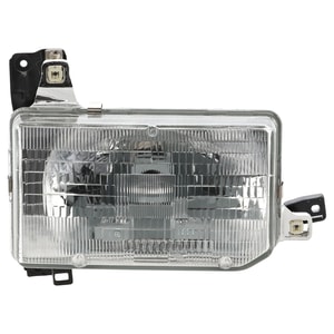 Headlight Assembly for Nissan Pathfinder 1987-1995, Right Passenger, Halogen, Composite Type, Replacement