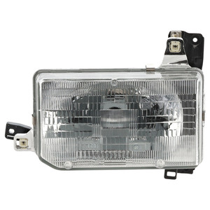 Headlight Assembly for 1987-1995 Nissan Pathfinder, Left Driver, Halogen, Composite Type, Replacement