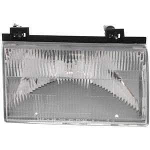 Headlight Assembly for Ford Tempo 1992-1994, Right Passenger Side, Halogen, Replacement