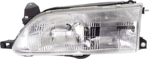Headlight Assembly for 1993-1997 Toyota Corolla, Left Driver Side, Halogen, Replacement