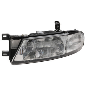 Headlight Assembly for 1993-1997 Nissan Altima, Left Driver Side, Halogen, with Side Marker, Compatible with XE/GXE Models, Replacement