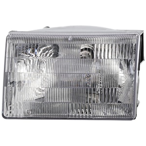 Headlight Assembly for Jeep Grand Cherokee 1993-1998, Left Driver, Halogen, Canada/USA Built Vehicle, Replacement