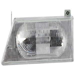 Headlight Assembly for Ford Econoline Van 1997-2007, Left Driver, Halogen, Composite Type, Replacement