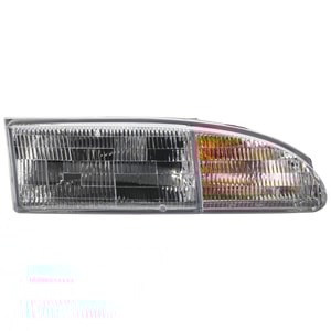 Headlight Assembly for Ford Thunderbird 1994-1995, Right Passenger, Halogen, Replacement