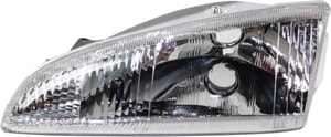 Headlight for Dodge Intrepid 1995-1997, Left Driver Side, Lens and Housing with Vertical Fluted Lens, Replacement