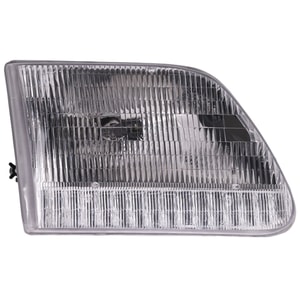 Headlight Assembly for Ford F-Series 1997-2003 Right Passenger, Halogen, Without Bracket, Manufactured From July 1996, Excludes STX, Heritage, Harley, King Ranch Models, Replacement