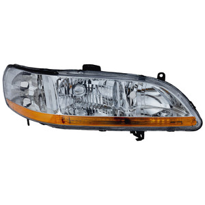 Headlight Lens and Housing for Honda Accord 2001-2002, Right Passenger, Replacement