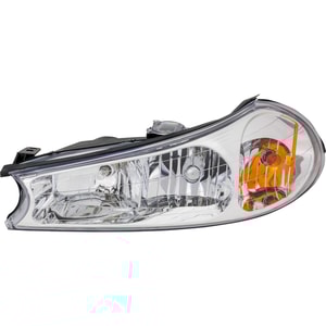 Headlight Assembly for Ford Contour 1998-2000, Left Driver, Halogen, Replacement