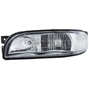 Headlight Assembly for Buick LeSabre 1997-1999, Left Driver Side, Halogen, Equipped with Cornering Light, Replacement