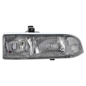Headlight Assembly for Chevrolet Blazer (1998-2005) / S10 Pickup (1998-2004), Left Driver, Composite, Halogen, Replacement
