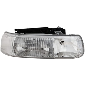 Headlight Assembly for Chevrolet Silverado (1999-2002), Tahoe (2000-2006), Composite, Right Passenger, Halogen, Replacement