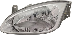 Headlight Assembly for Hyundai Elantra 1999-2000, Left Driver, Halogen, Replacement