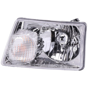Headlight Assembly for 2001-2011 Ford Ranger, Left Driver Side, Halogen, with Turn Signal Bulb and Socket, Compatible with All Cab Types, Replacement