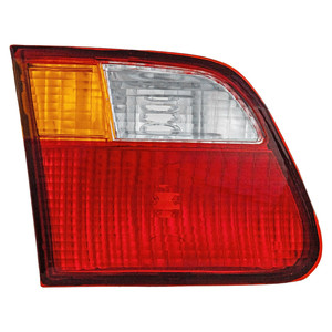 Inner Tail Light for Honda Civic 1999-2000, Left Driver Side, Lens and Housing, Sedan, Replacement